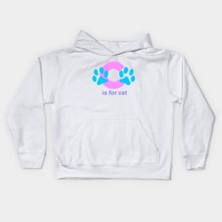 C is for Cat Kids Hoodie